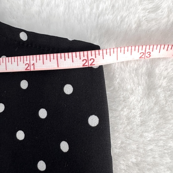 EUC Maison Jules Ruffle Polka Dot Blouse, Size XXL - Picture 8 of 9
